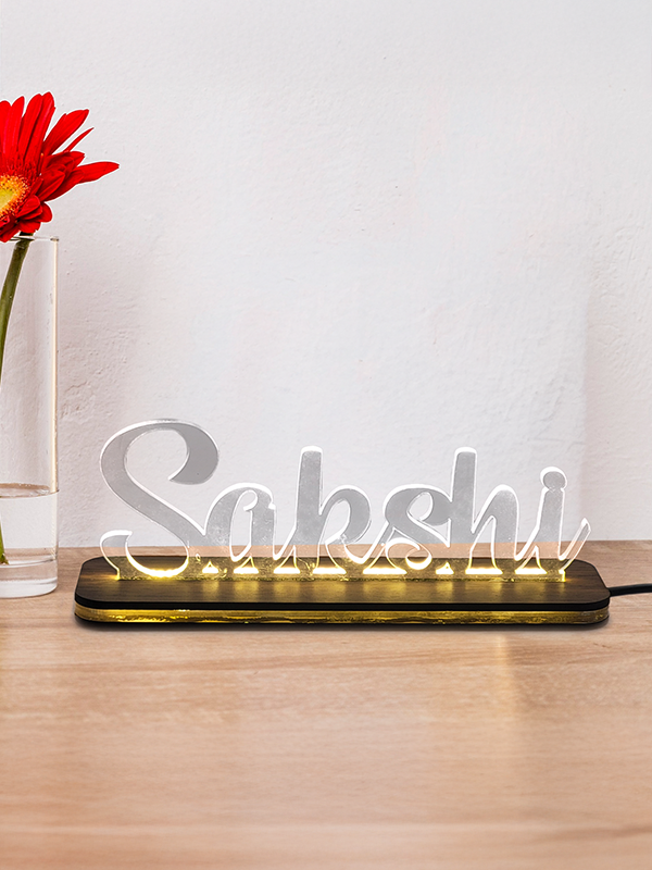 Personalised name cutout table top