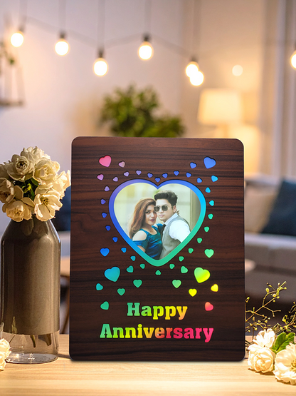 Personalised led photo frame
