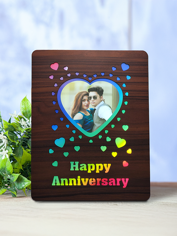Personalised led photo frame